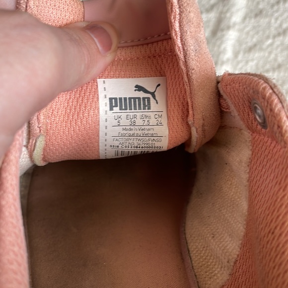 Suede Pink Sneakers - Picture 6 of 8